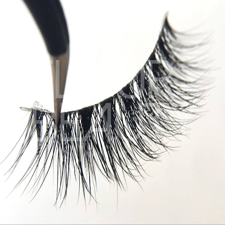 Top quality mink 3D invisible bands long eyelashes  wholesale EA04
